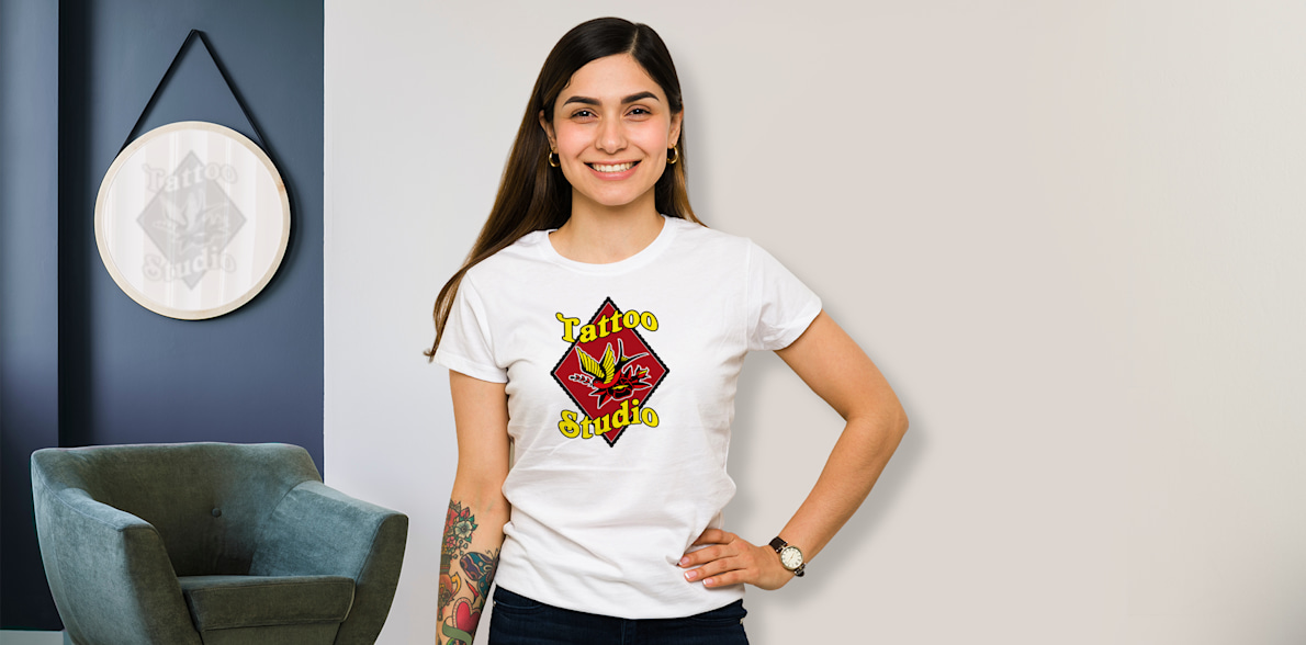 Ladies cotton t top shirts